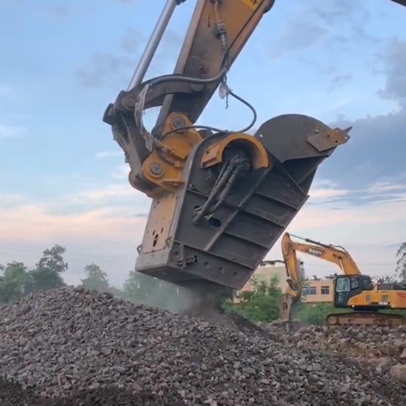 Jaw-type Excavator Crusher Bucket factory
